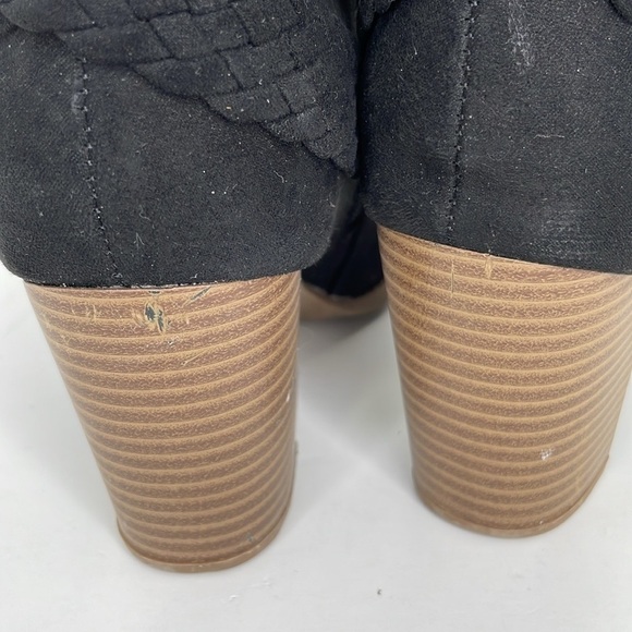 SM New York Boots Women's 6.5 Black Barbie Ankle Bootie Zip Pointed Toe - Picture 15 of 17